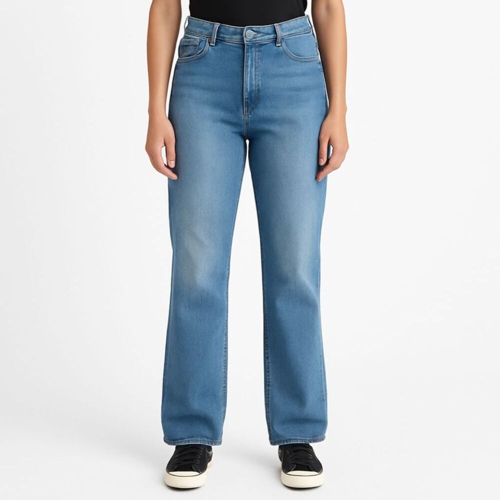NYDJ Women’s Relaxed Straight Light Wash Jeans Plus Size 18 High Rise